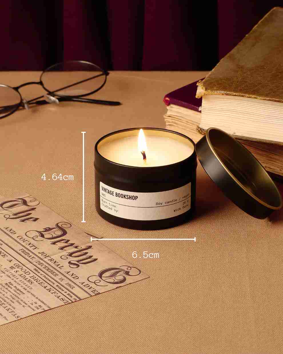 Vintage Bookshop Candle