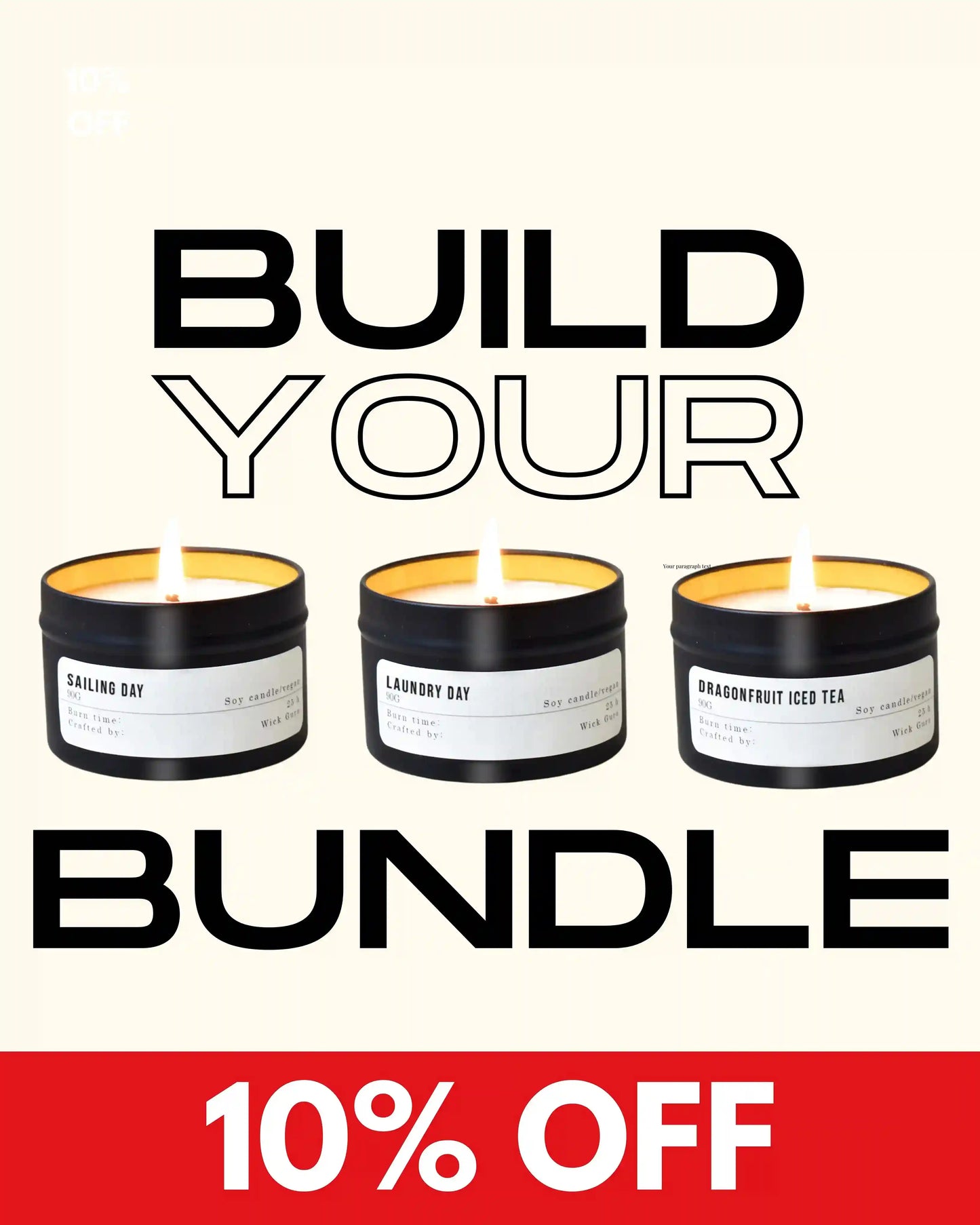 Build Your Own Candle Bundle - Tin