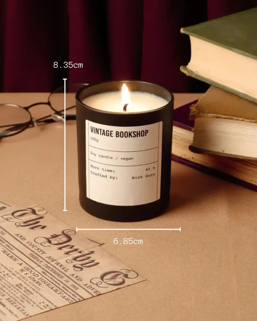 Vintage Bookshop Candle