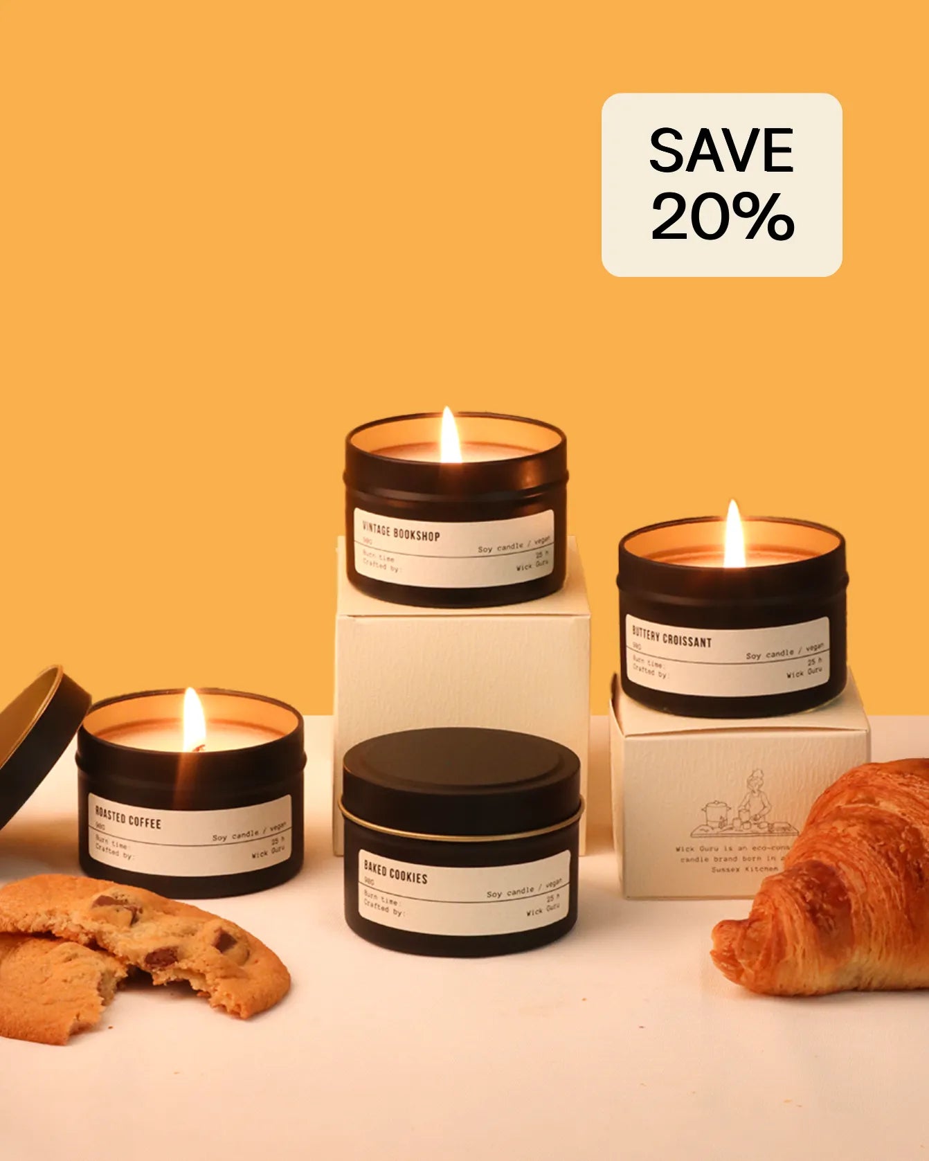Bestselling tin candle bundle